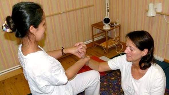 Thailändische Hand und Armmassage in meiner Heidefarm